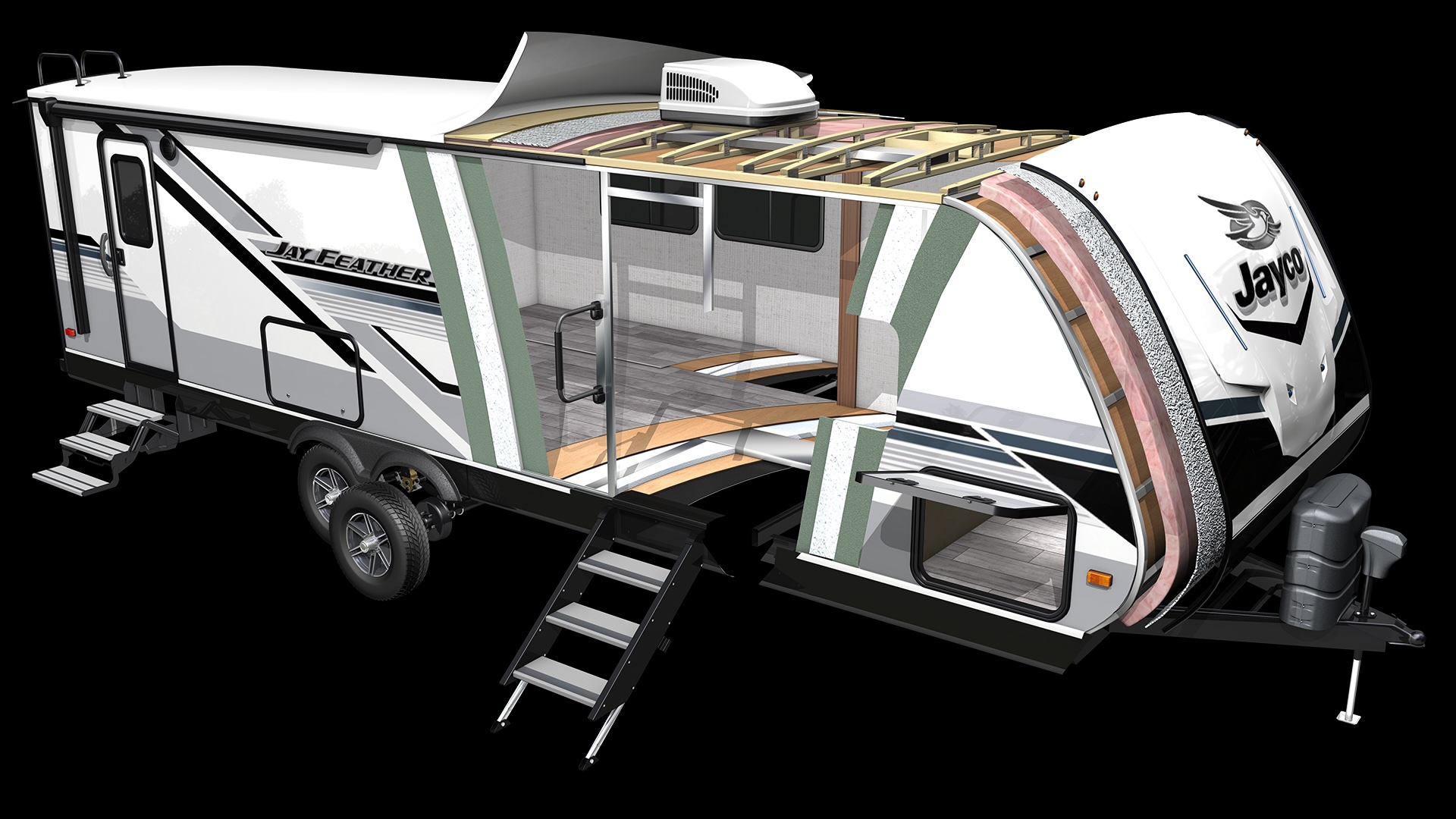Jay Feather Construction and Structure